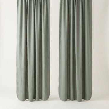 Cortinas de lino natural